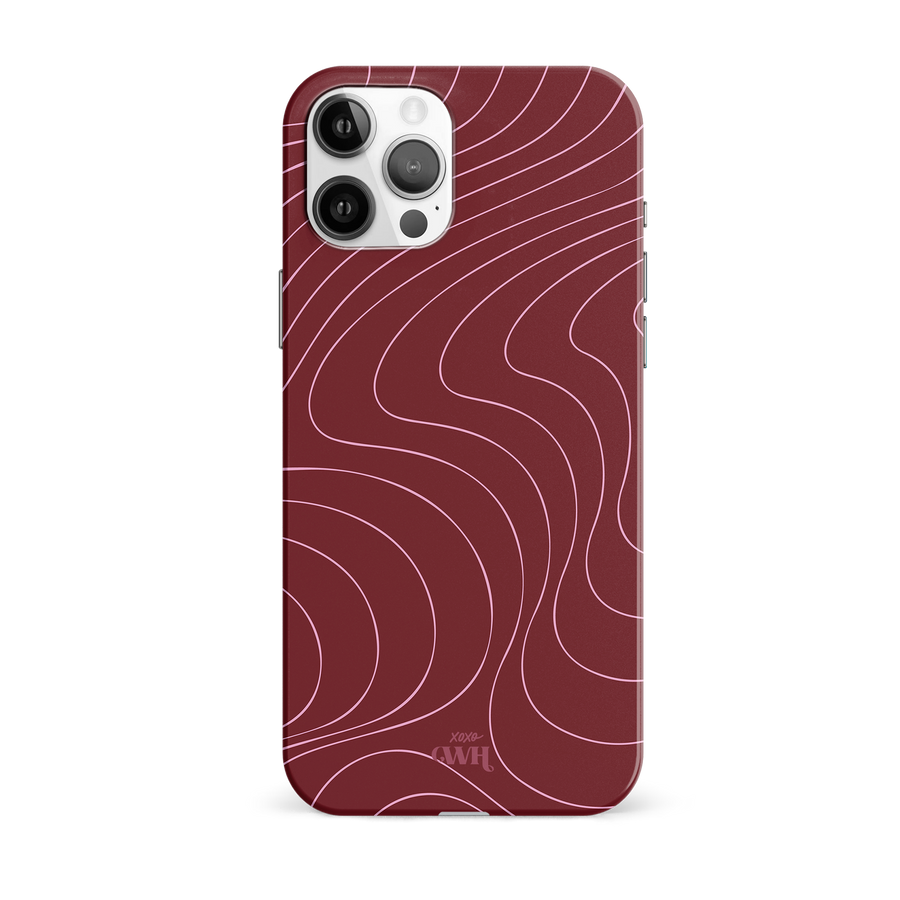 xoxo Wildhearts - Catching Flights Burgundy - iPhone 11 Pro Max