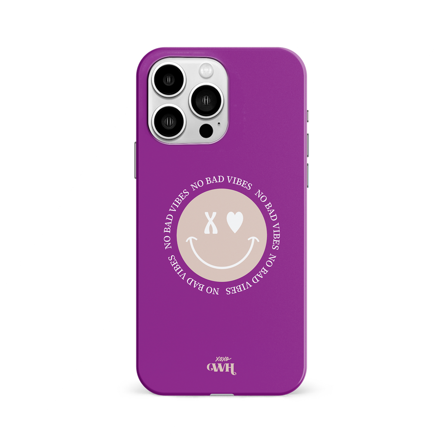 xoxo Wildhearts - No Bad Vibes Purple - iPhone 14 Pro