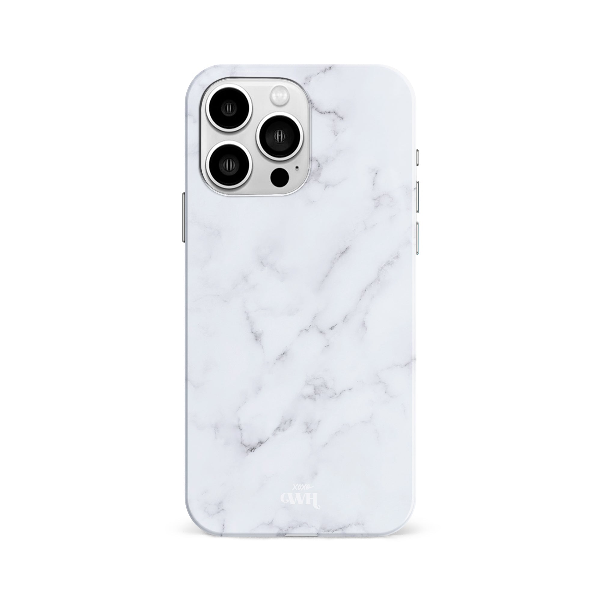 xoxo Wildhearts - Marble White Lies - iPhone 14 Pro Max