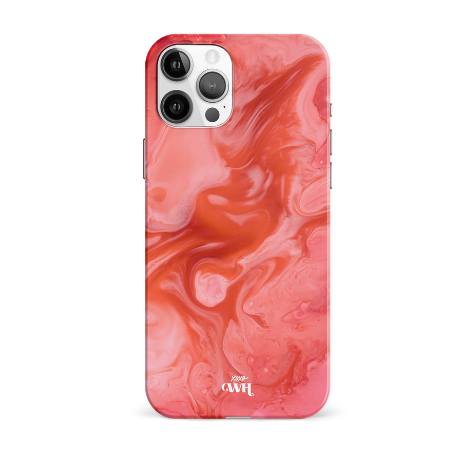 xoxo Wildhearts - Marble Red Lips - iPhone 11 Pro Max