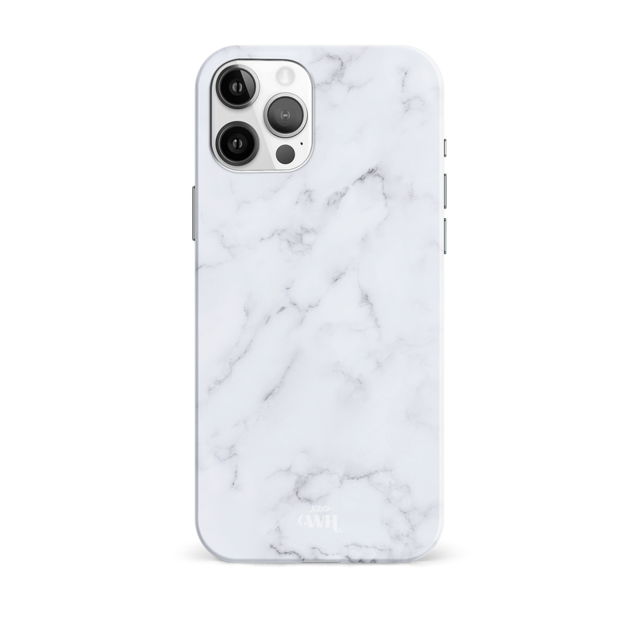 Marble White Lies - iPhone 12 Pro