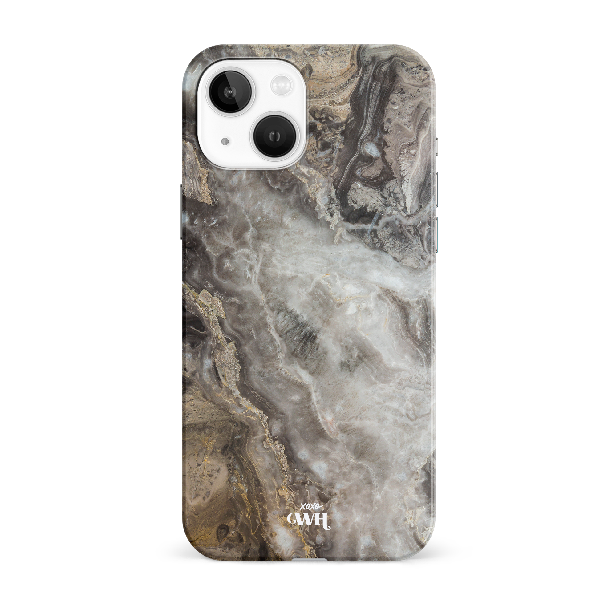 xoxo Wildhearts - Marble Grey River - iPhone 14 Plus