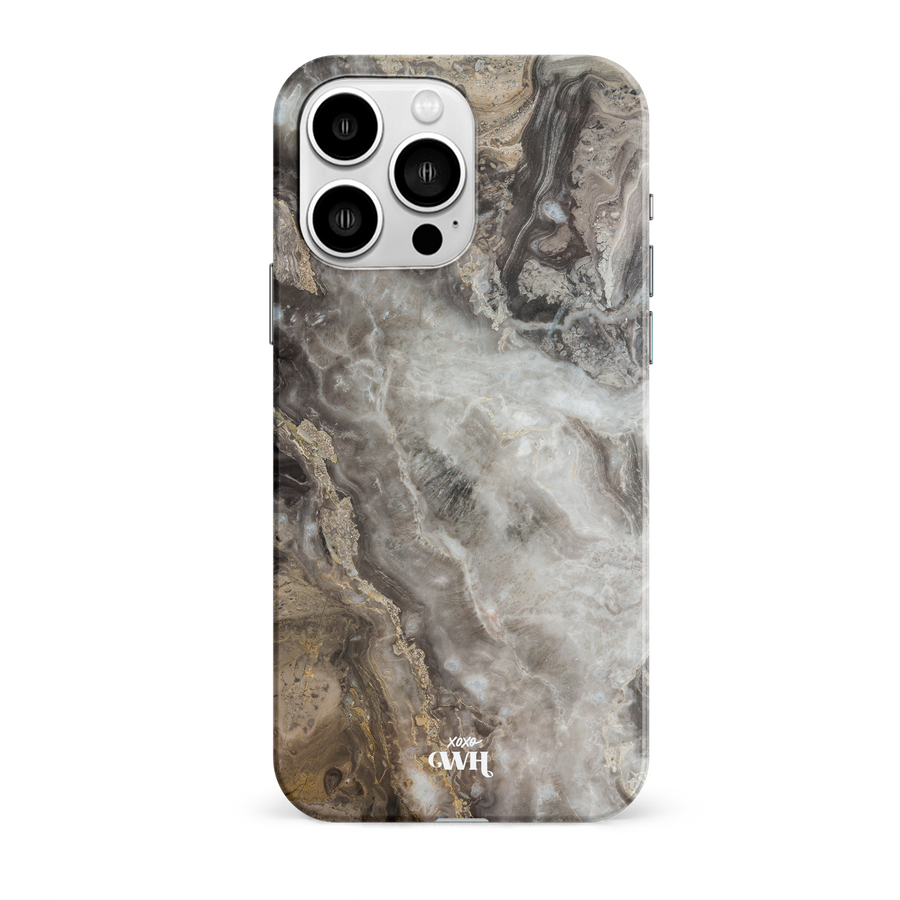 xoxo Wildhearts - Marble Grey River - iPhone 13 Pro Max
