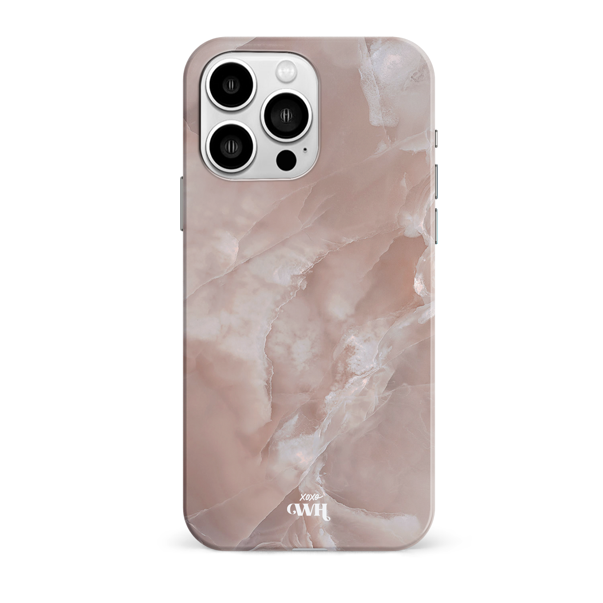 xoxo Wildhearts - Marble Brown Sugar - iPhone 14 Pro Max