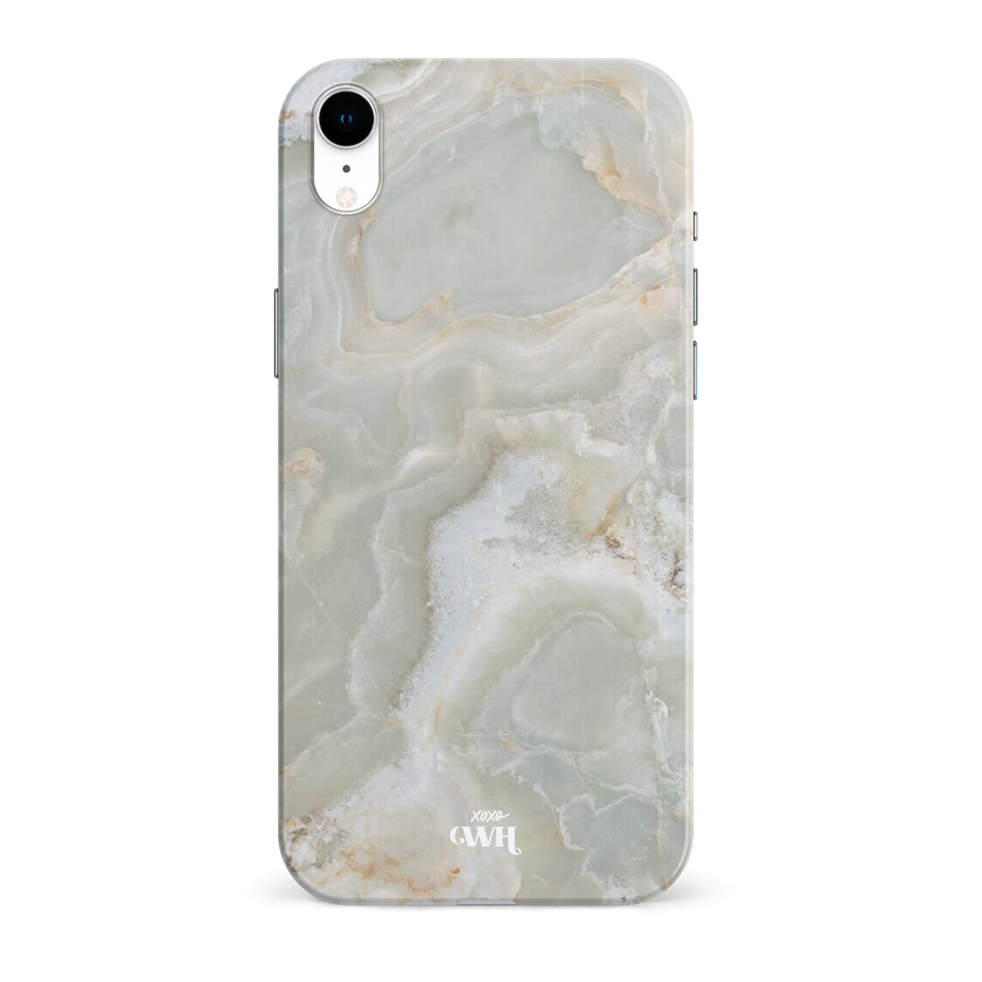 Illusion verte en marbre - iPhone XR