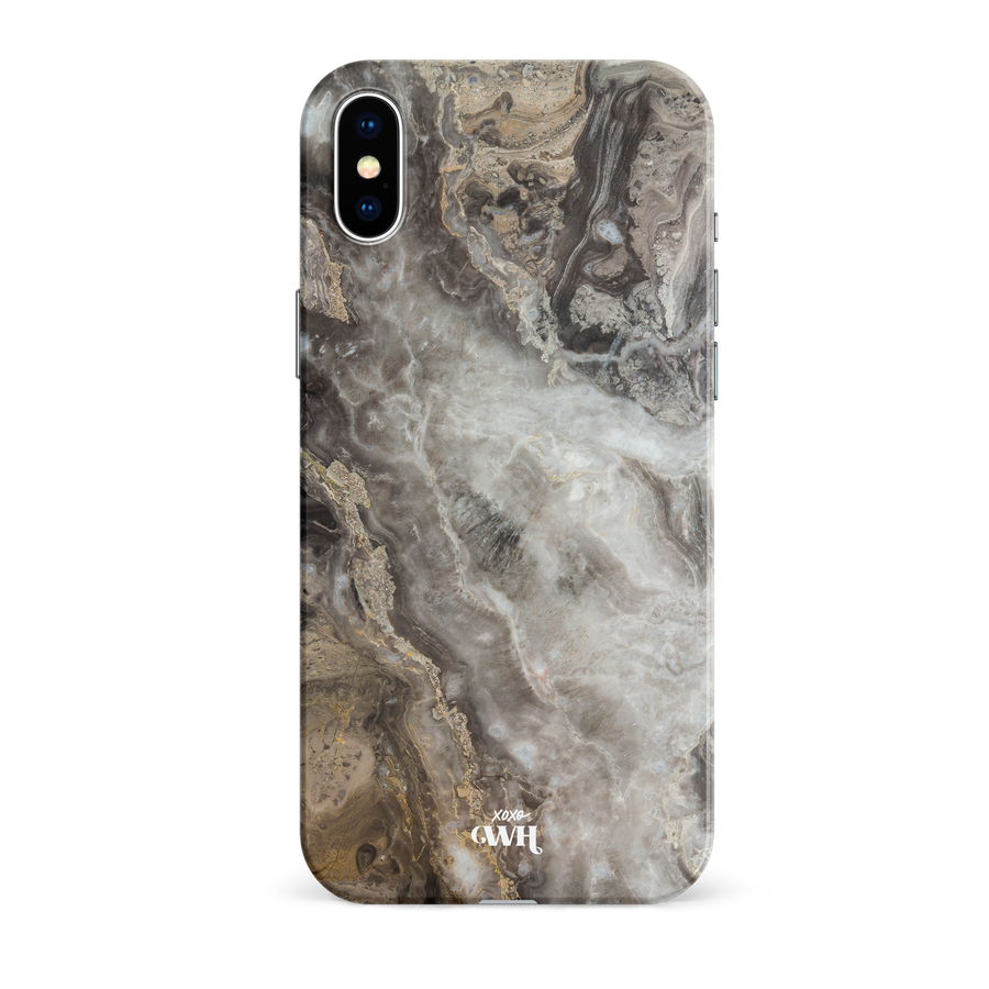 xoxo Wildhearts - Marble Grey River - iPhone X/XS