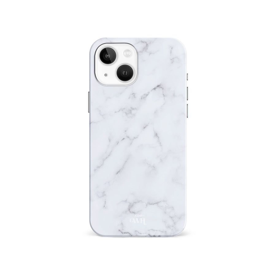 Marble White Lies - iPhone 14 Plus