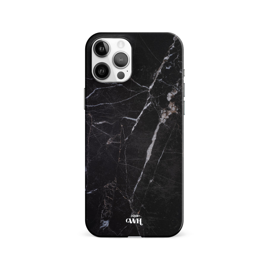 xoxo Wildhearts - Marble Black Mood - iPhone 12 Pro Max