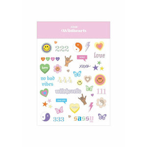xoxo Wildhearts Sticker sheet Default Title