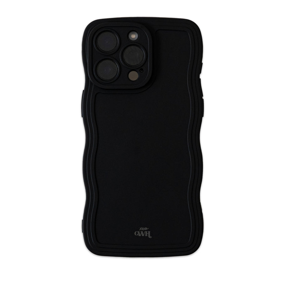 xoxo Wildhearts - Wavy case Black - iPhone 15 Pro