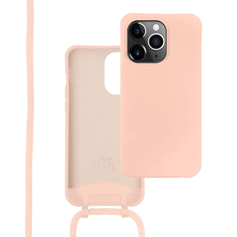 Wildhearts Silicone Lovely Pink Cord Case - iPhone iPhone 13 Pro Max,iPhone 13 Pro
