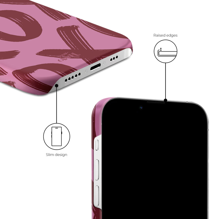 xoxo Wildhearts - Can't Talk Now Pink - iPhone X/XS