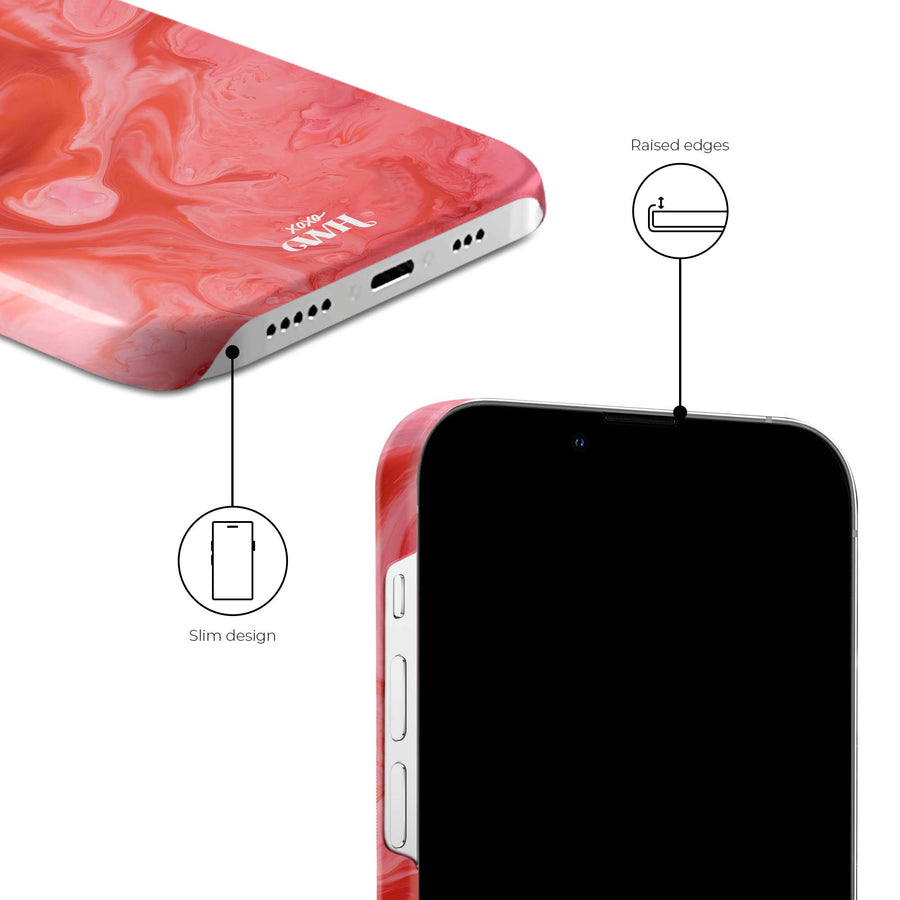Lèvres rouges en marbre - iPhone 12 Pro