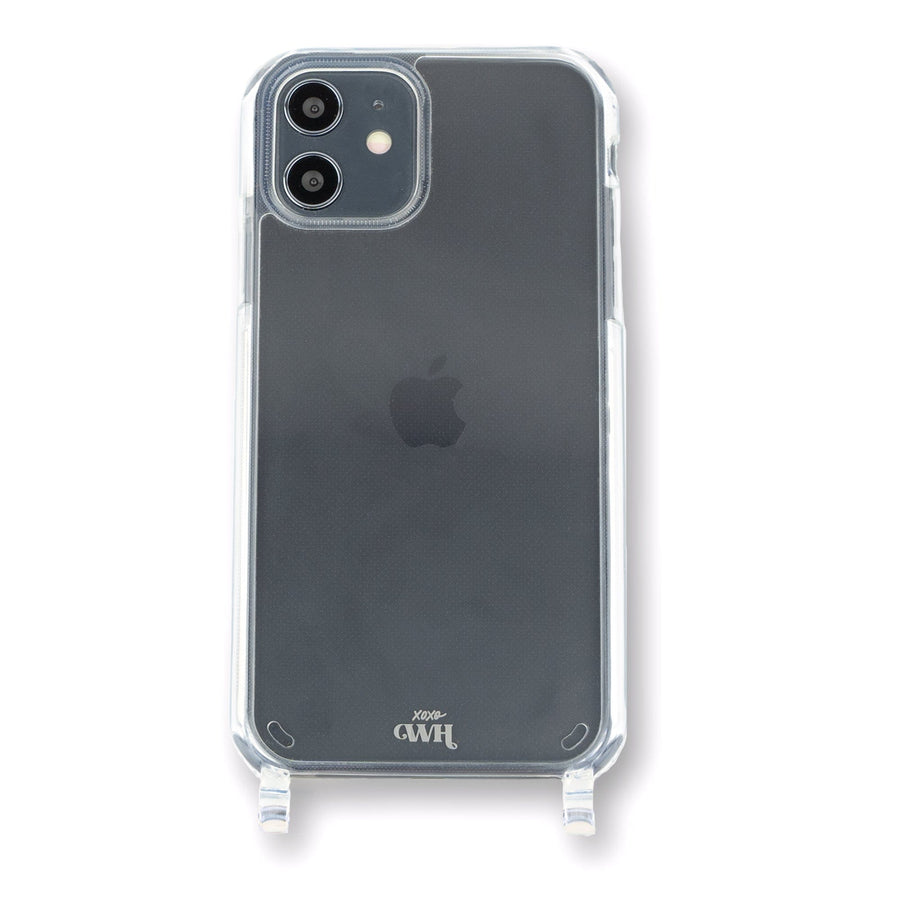 xoxo Wildhearts - iPhone 12 - Phone Cord Case (no cord) Transparant Case