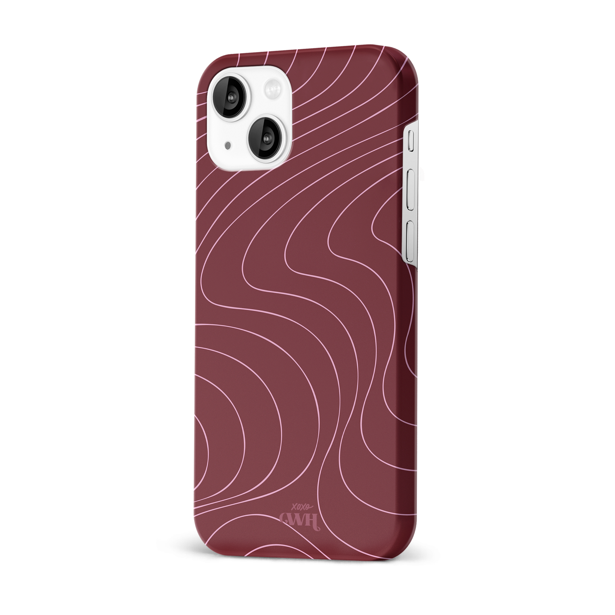 xoxo Wildhearts - Catching Flights Burgundy - iPhone 14 Plus
