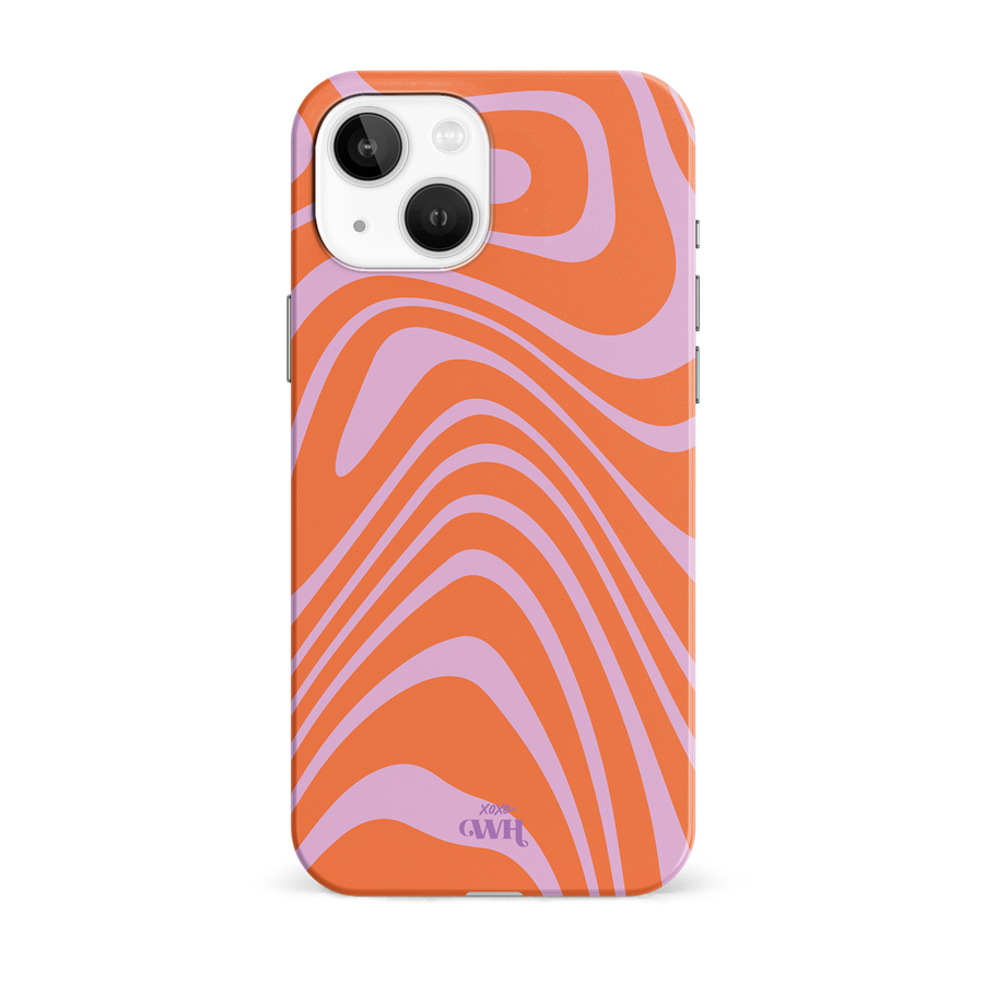 xoxo Wildhearts - Boogie Wonderland Orange - iPhone 14 Plus
