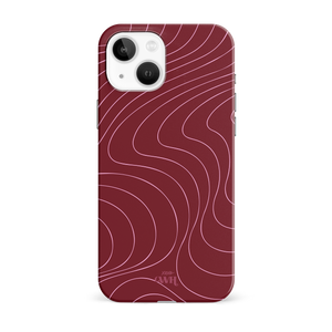 xoxo Wildhearts - Catching Flights Burgundy - iPhone 14 Plus