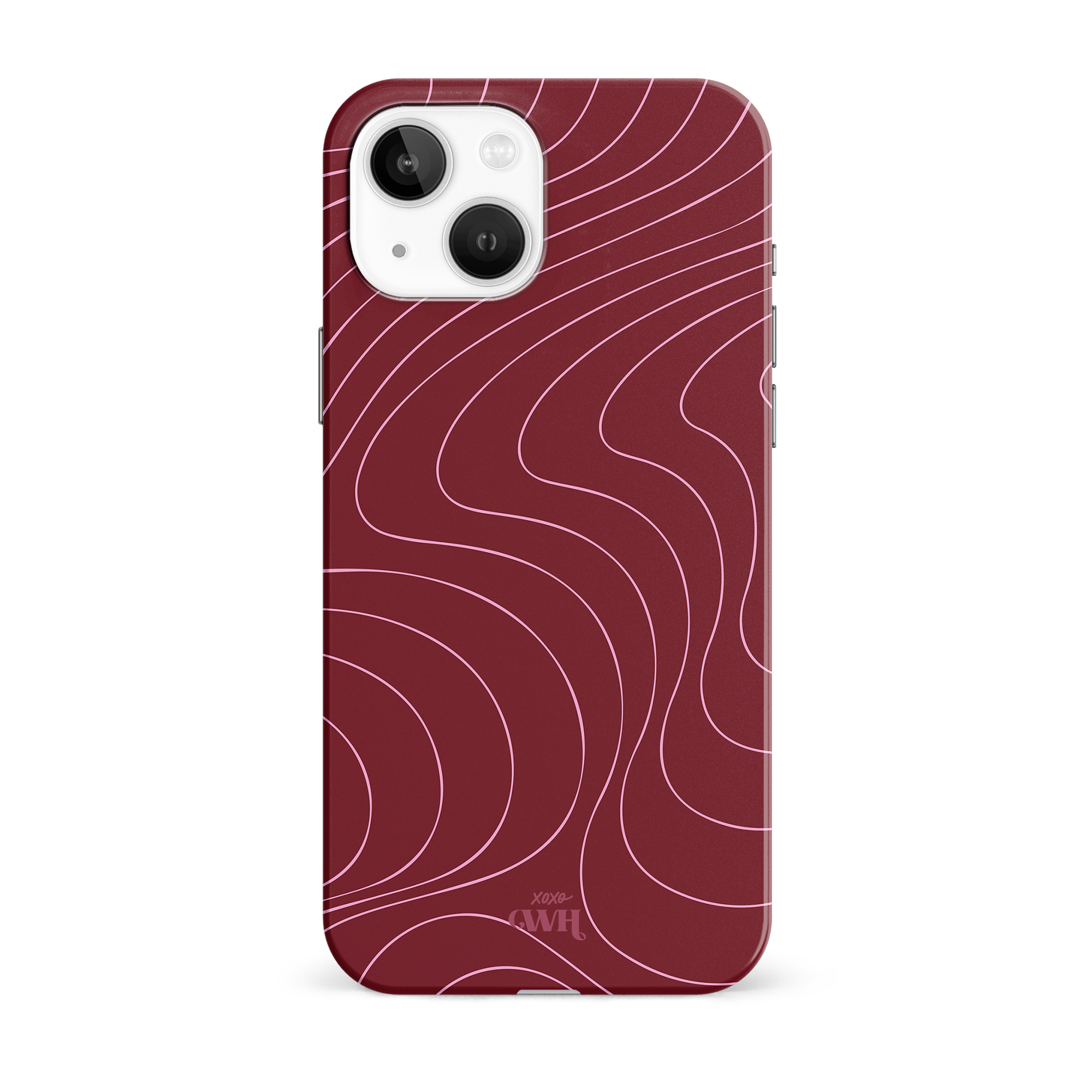 xoxo Wildhearts - Catching Flights Burgundy - iPhone 14 Plus