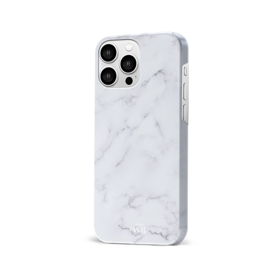 xoxo Wildhearts - Marble White Lies - iPhone 14 Pro Max