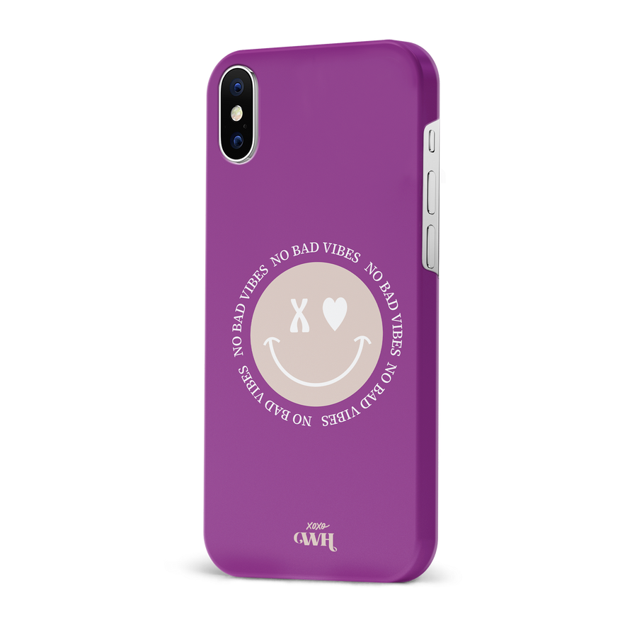 No Bad Vibes Purple - iPhone X/XS