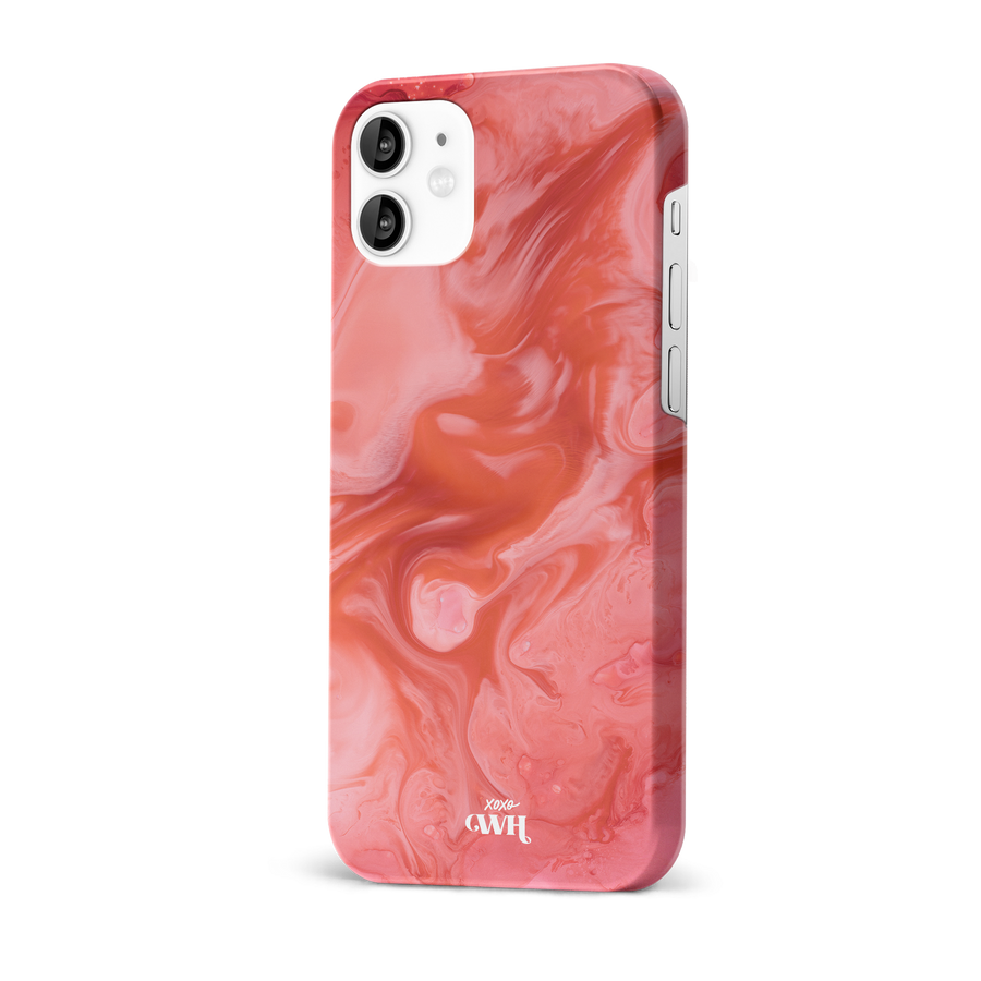 Lèvres rouges en marbre - iPhone 12