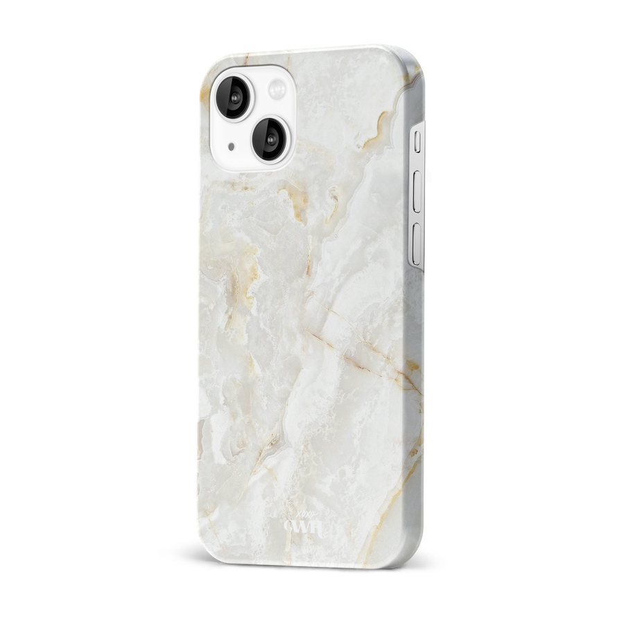 Marble Off Whites - iPhone 14 Plus
