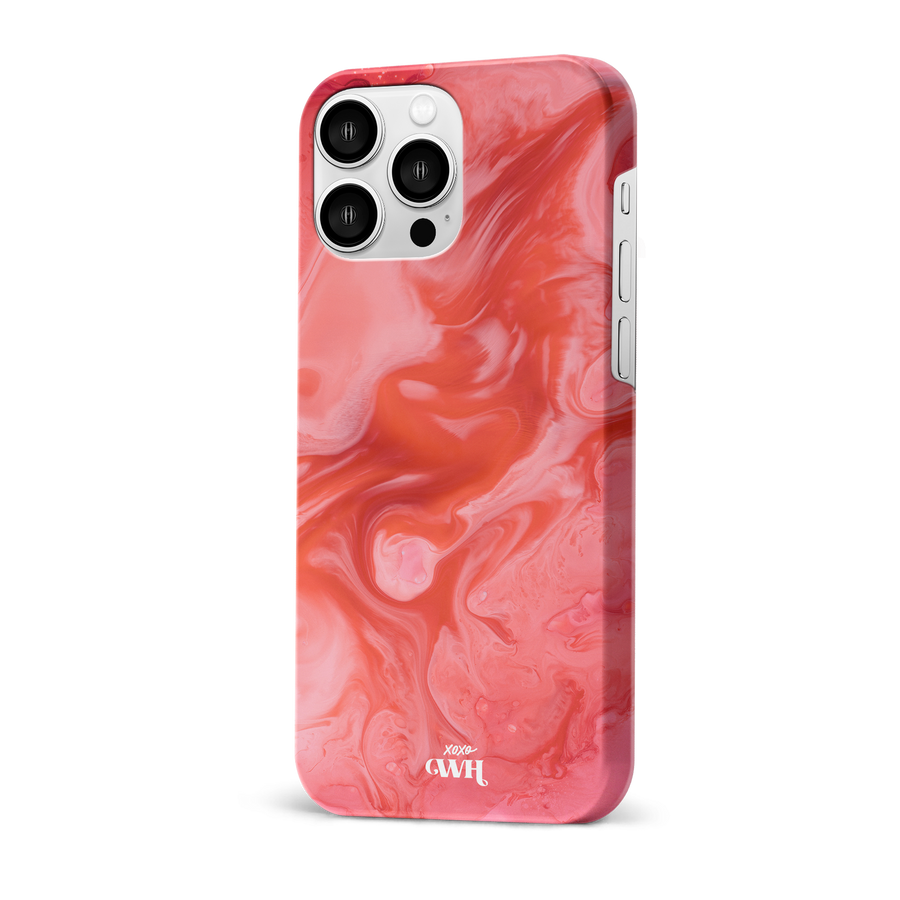 Marmor rote Lippen - iPhone 14 Pro Max