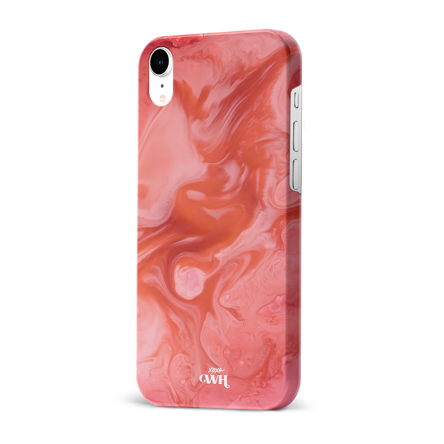 Lèvres rouges en marbre - iPhone XR