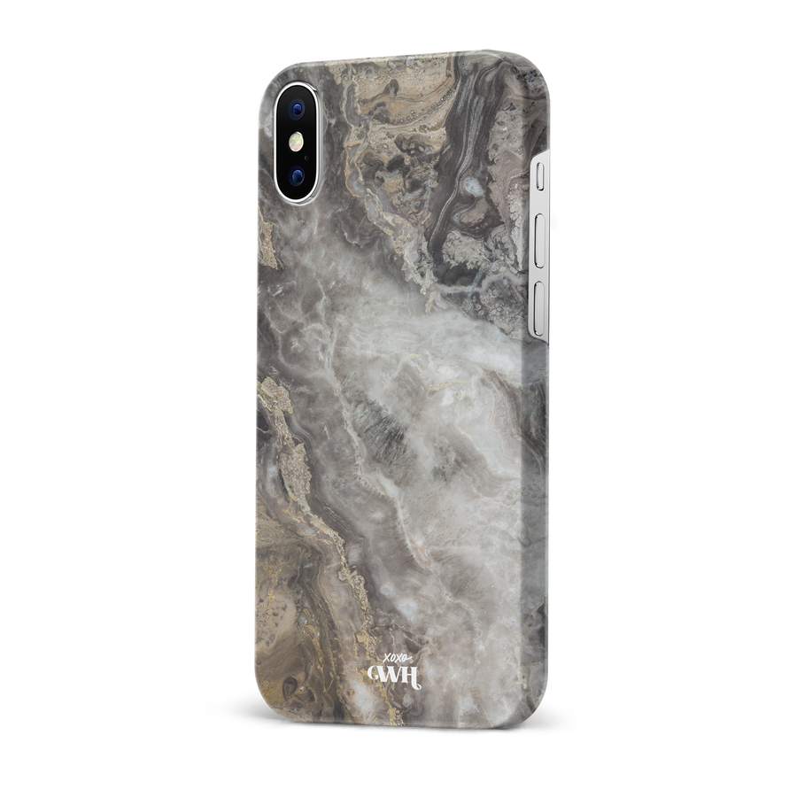 xoxo Wildhearts - Marble Grey River - iPhone X/XS