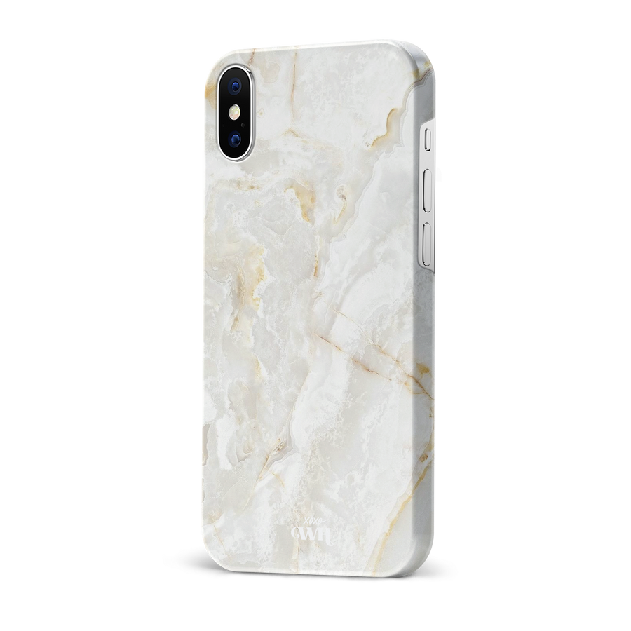 xoxo Wildhearts - Marble Off Whites - iPhone X/XS