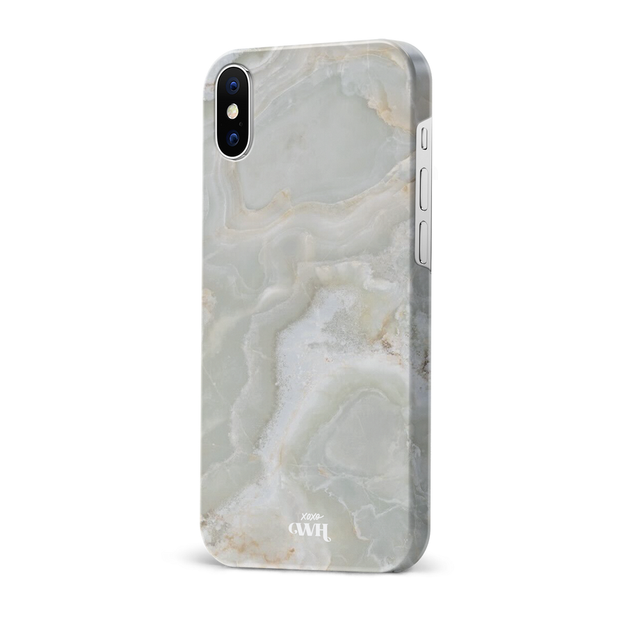 Illusion verte en marbre - iPhone X / XS