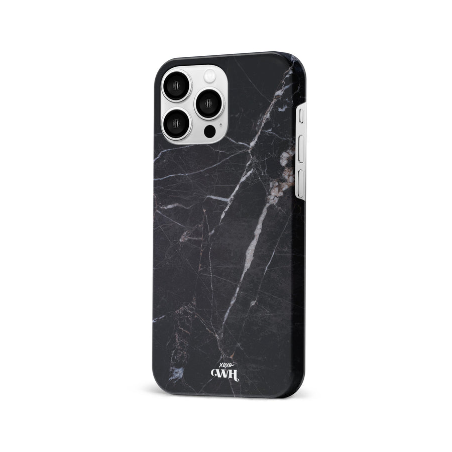 xoxo Wildhearts - Marble Black Mood - iPhone 14 Pro Max