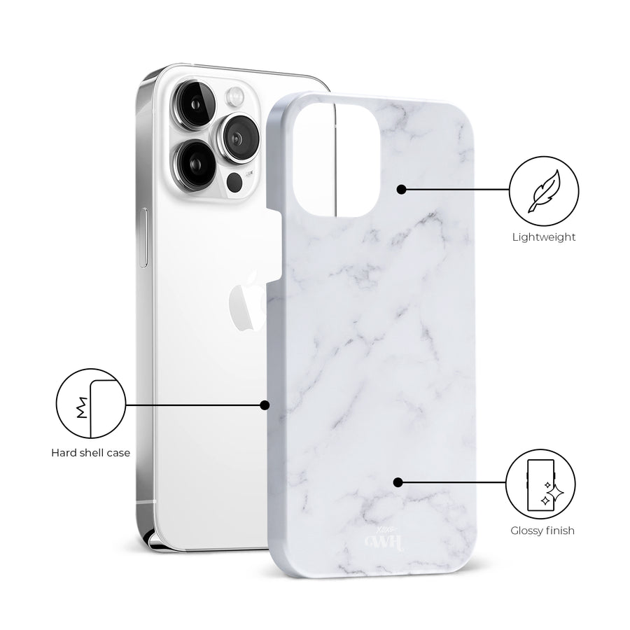 Marble White Lies - iPhone 13 Pro Max