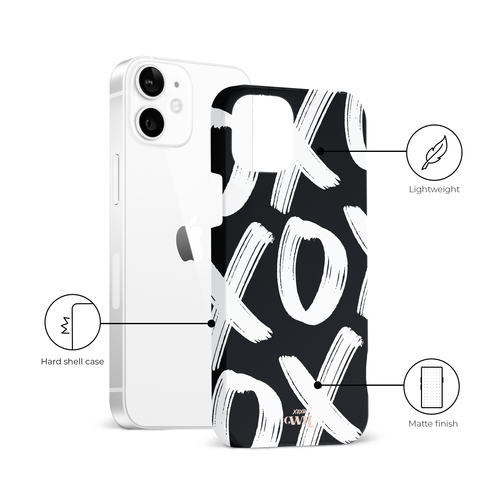 xoxo Wildhearts - Can't Talk Now Black - iPhone 12