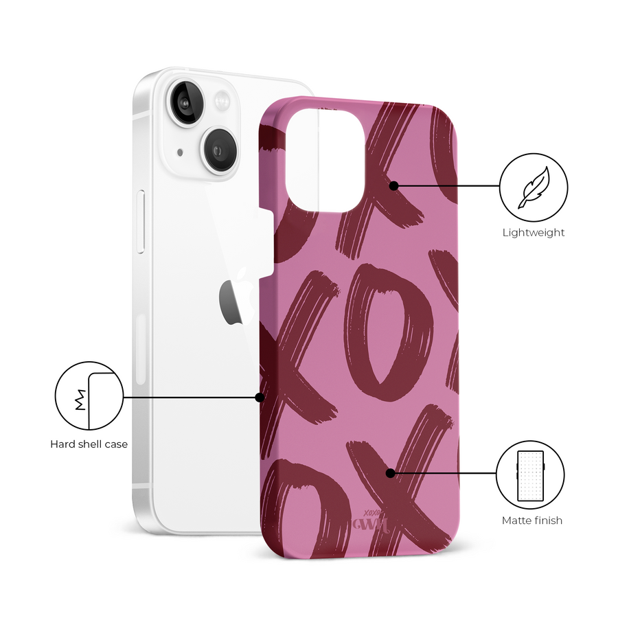 xoxo Wildhearts - Can't Talk Now Pink - iPhone 14 Plus