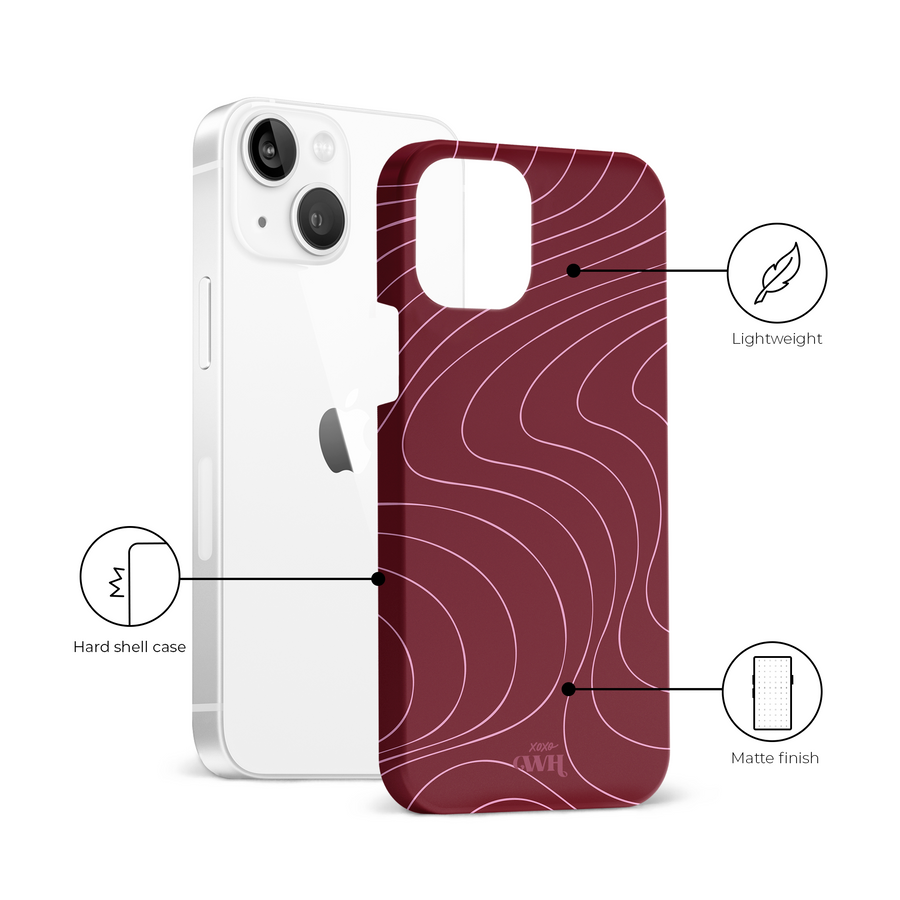 xoxo Wildhearts - Catching Flights Burgundy
