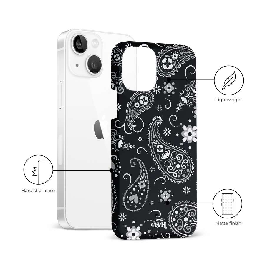 xoxo Wildhearts - Paisley Dawn Black - iPhone 14