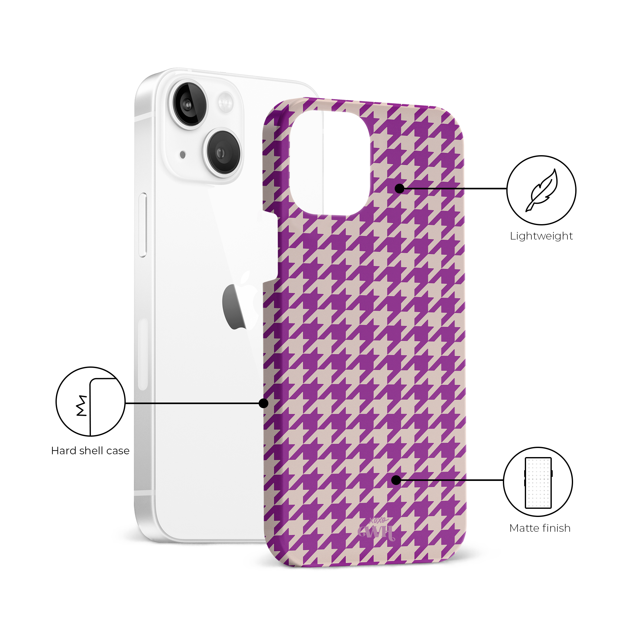 xoxo Wildhearts - When In Paris Purple - iPhone 14 Plus