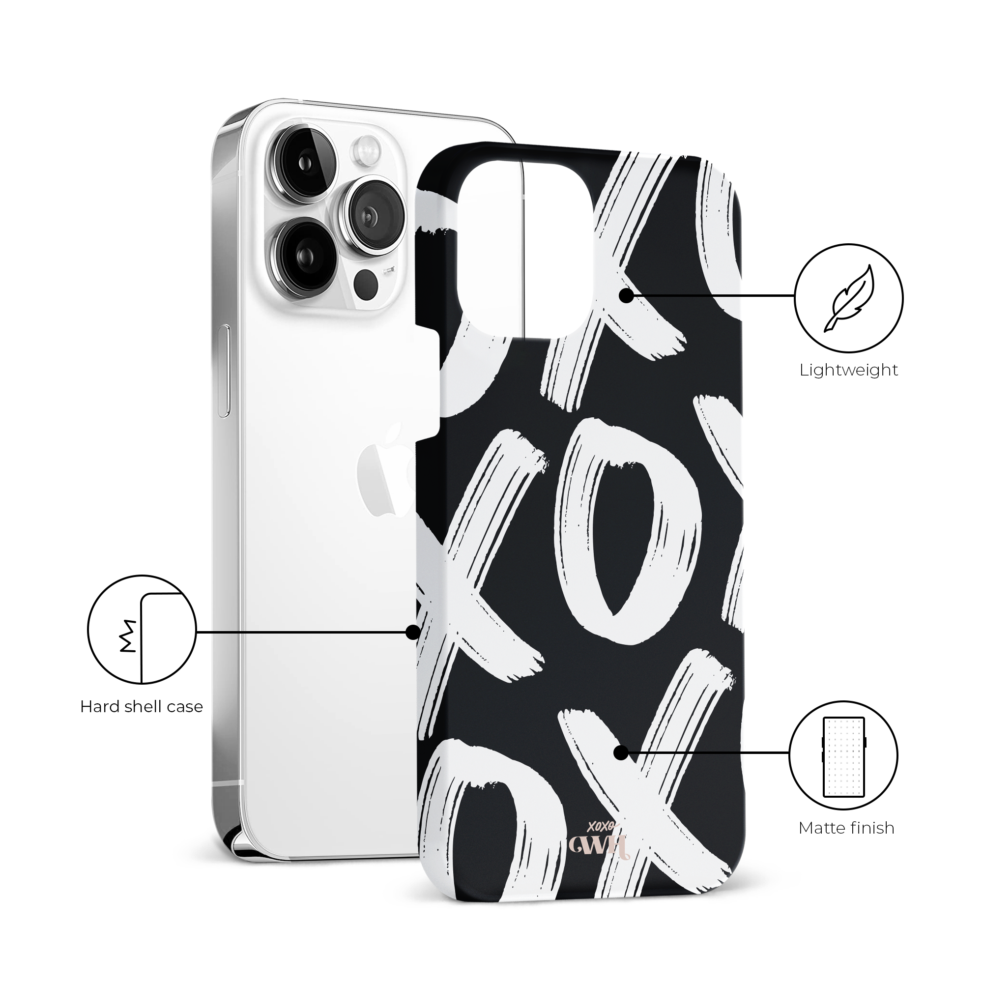 xoxo Wildhearts - Can't Talk Now Black - iPhone 14 Pro