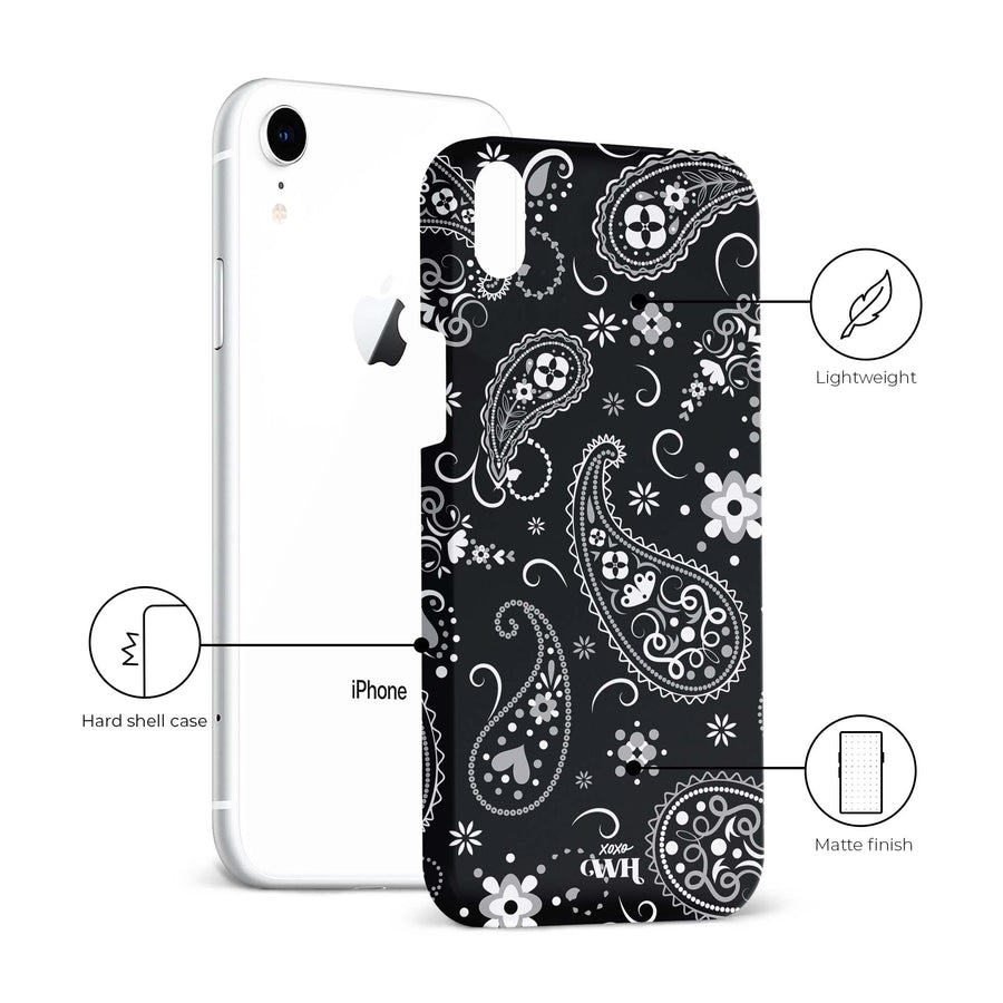 xoxo Wildhearts - Paisley Dawn Black - iPhone XR