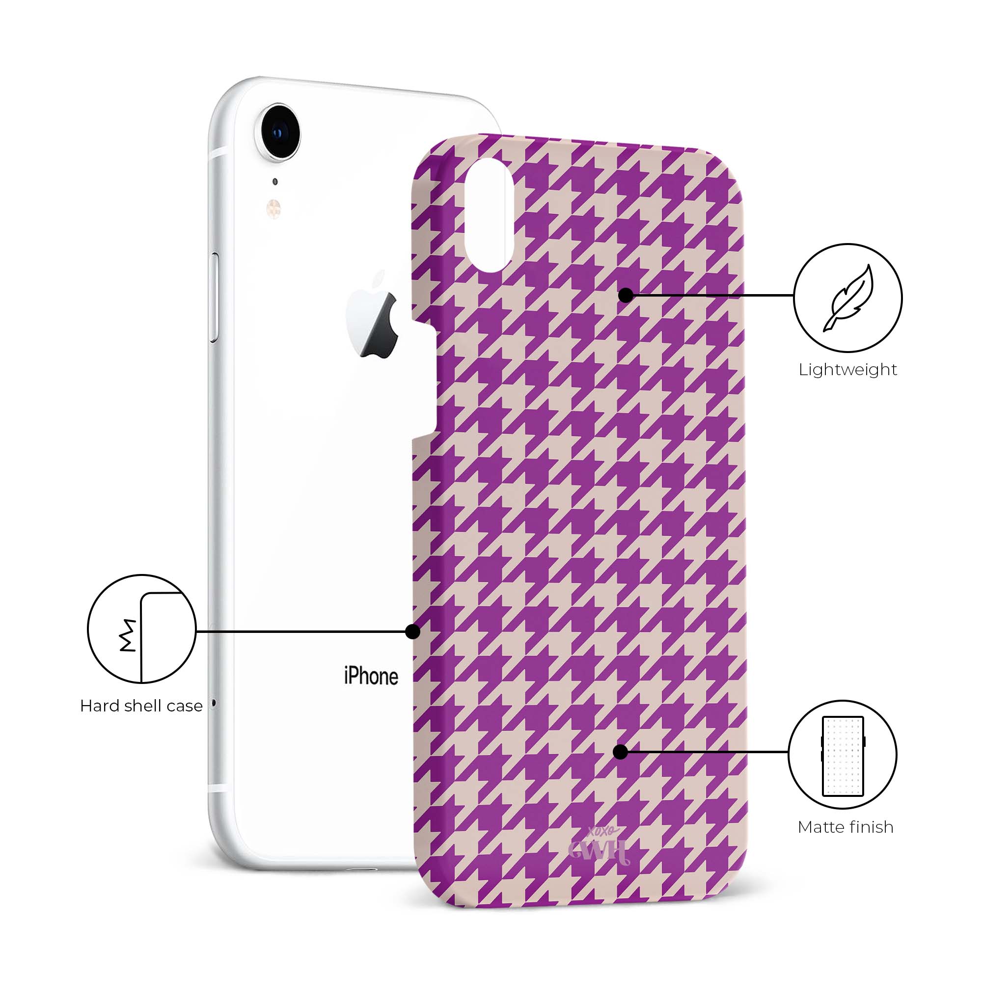 xoxo Wildhearts - When In Paris Purple - iPhone XR