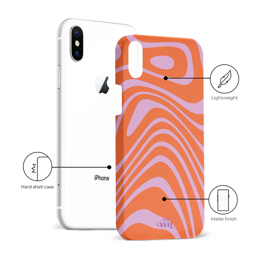 xoxo Wildhearts - Boogie Wonderland Orange - iPhone X/XS