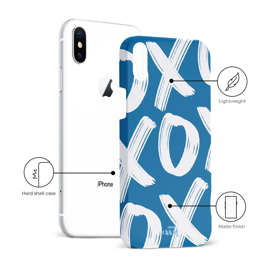 xoxo Wildhearts - Can't Talk Now Blue - iPhone X/XS