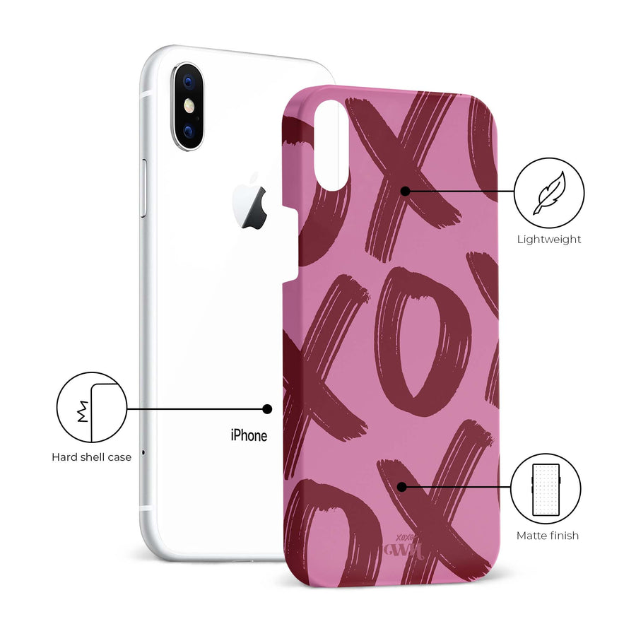 xoxo Wildhearts - Can't Talk Now Pink - iPhone X/XS