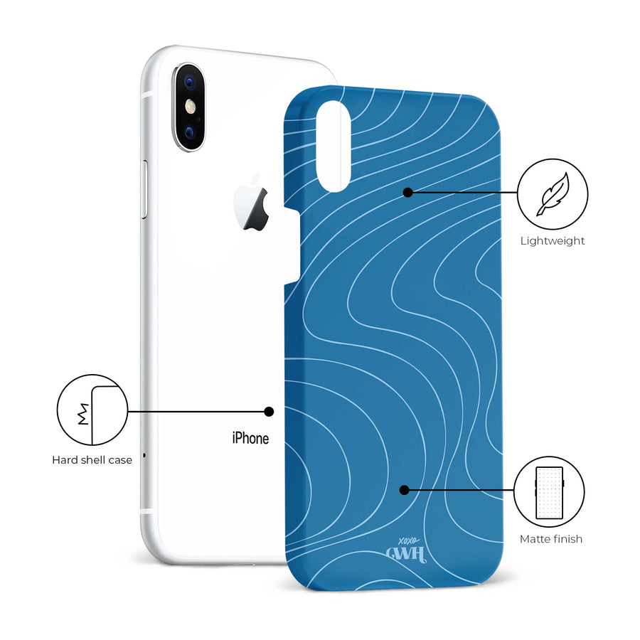 xoxo Wildhearts - Catching Flights Blue - iPhone X/XS