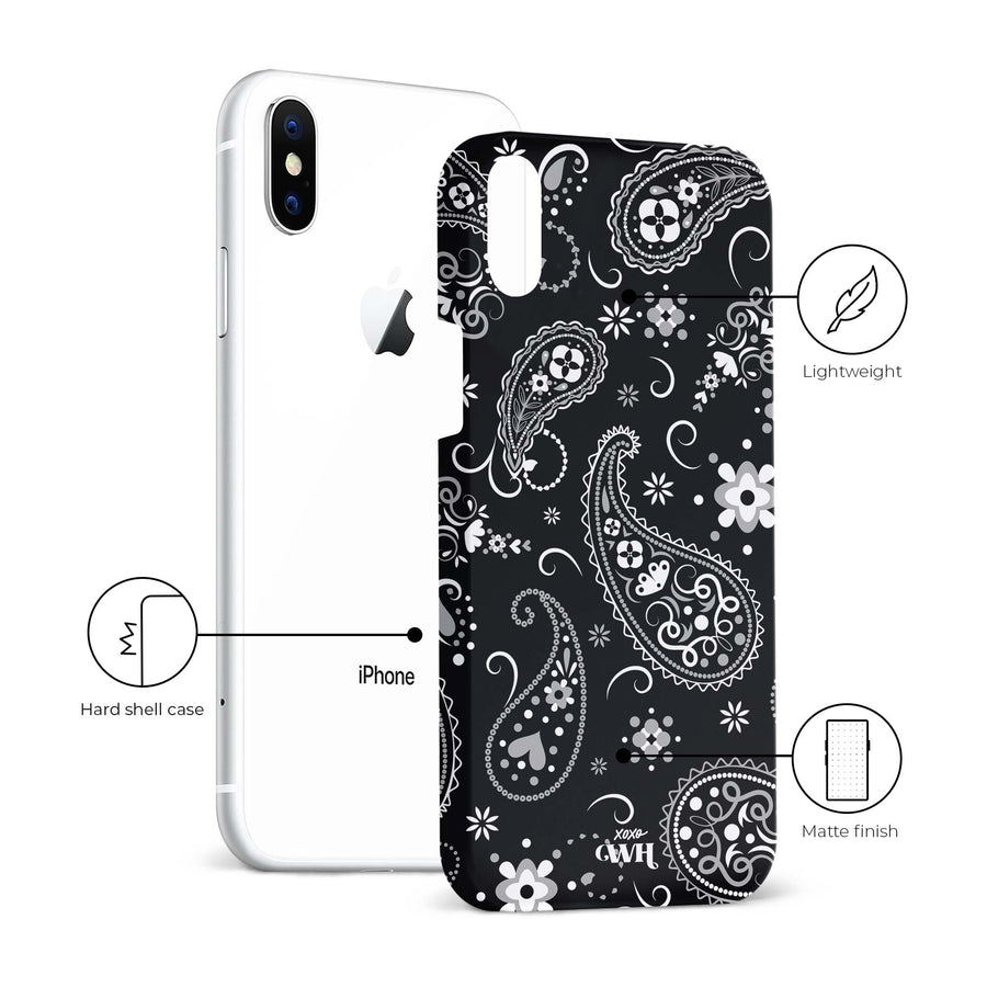 Paisley Dawn Black - iPhone X/XS