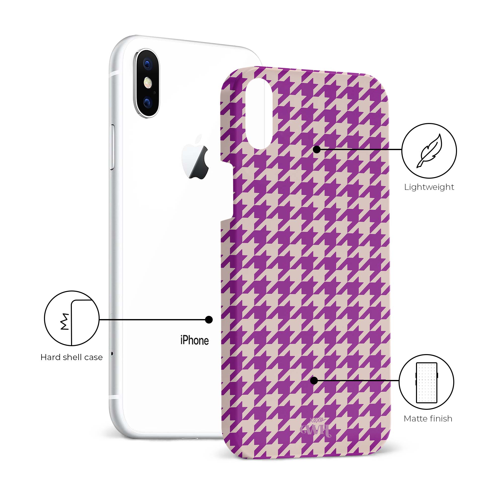 xoxo Wildhearts - When In Paris Purple - iPhone X/XS