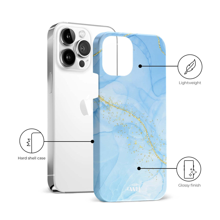 xoxo Wildhearts - Marble Blue - iPhone 13 Pro Max