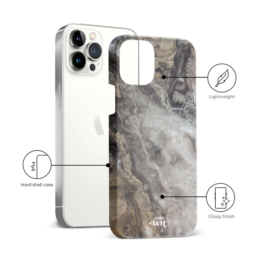 xoxo Wildhearts - Marble Grey River - iPhone 11 Pro