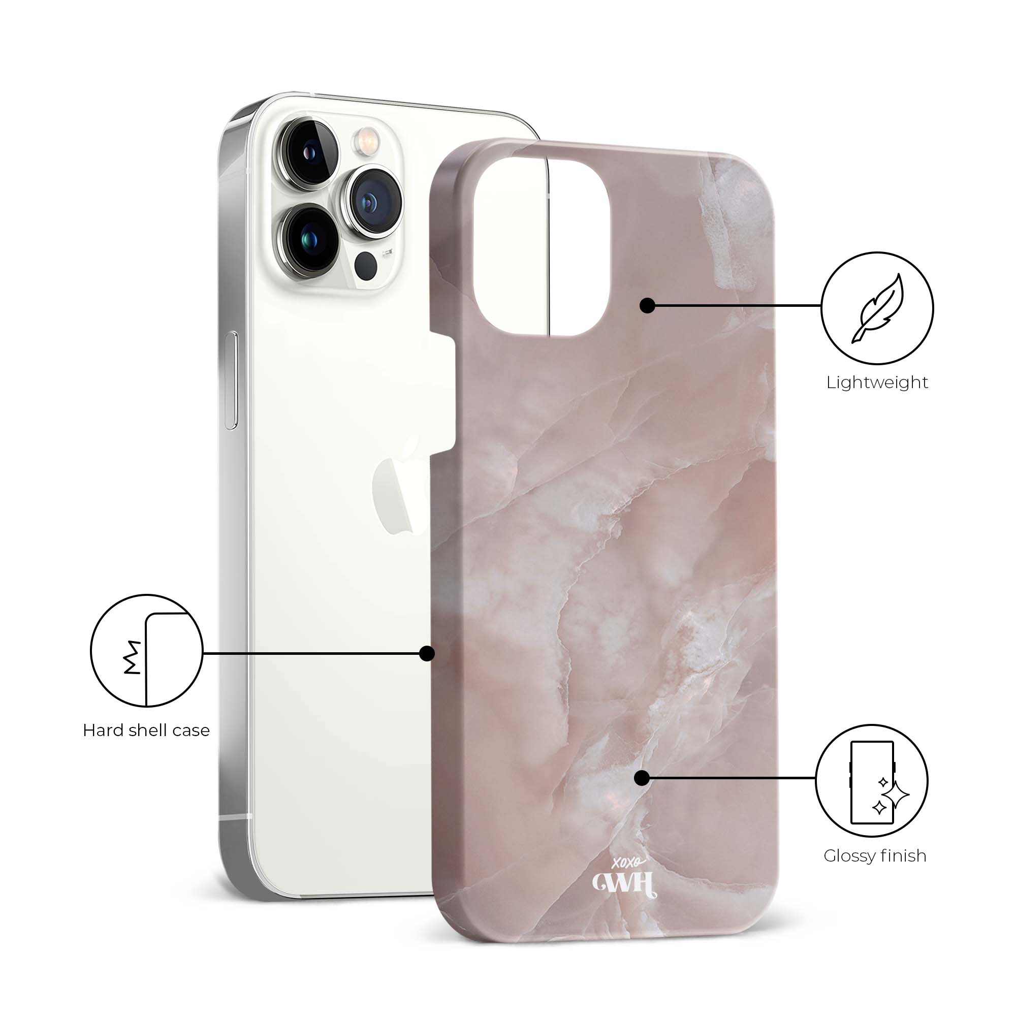 xoxo Wildhearts - Marble Brown Sugar - iPhone 11 Pro